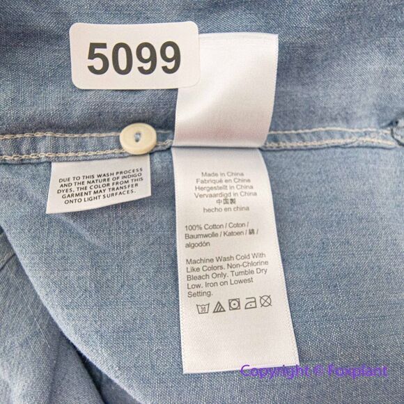 NEW J. Crew Classic-fit Chambray Shirt dress, size 2 - Picture 16 of 16